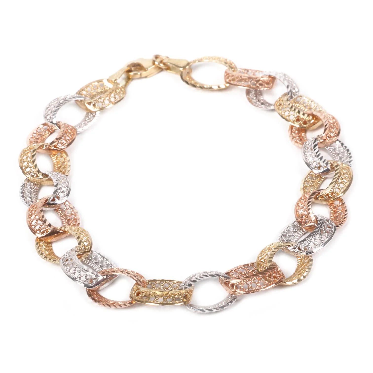 Cebeci 14 Ayar Halkalı Altın Bileklik