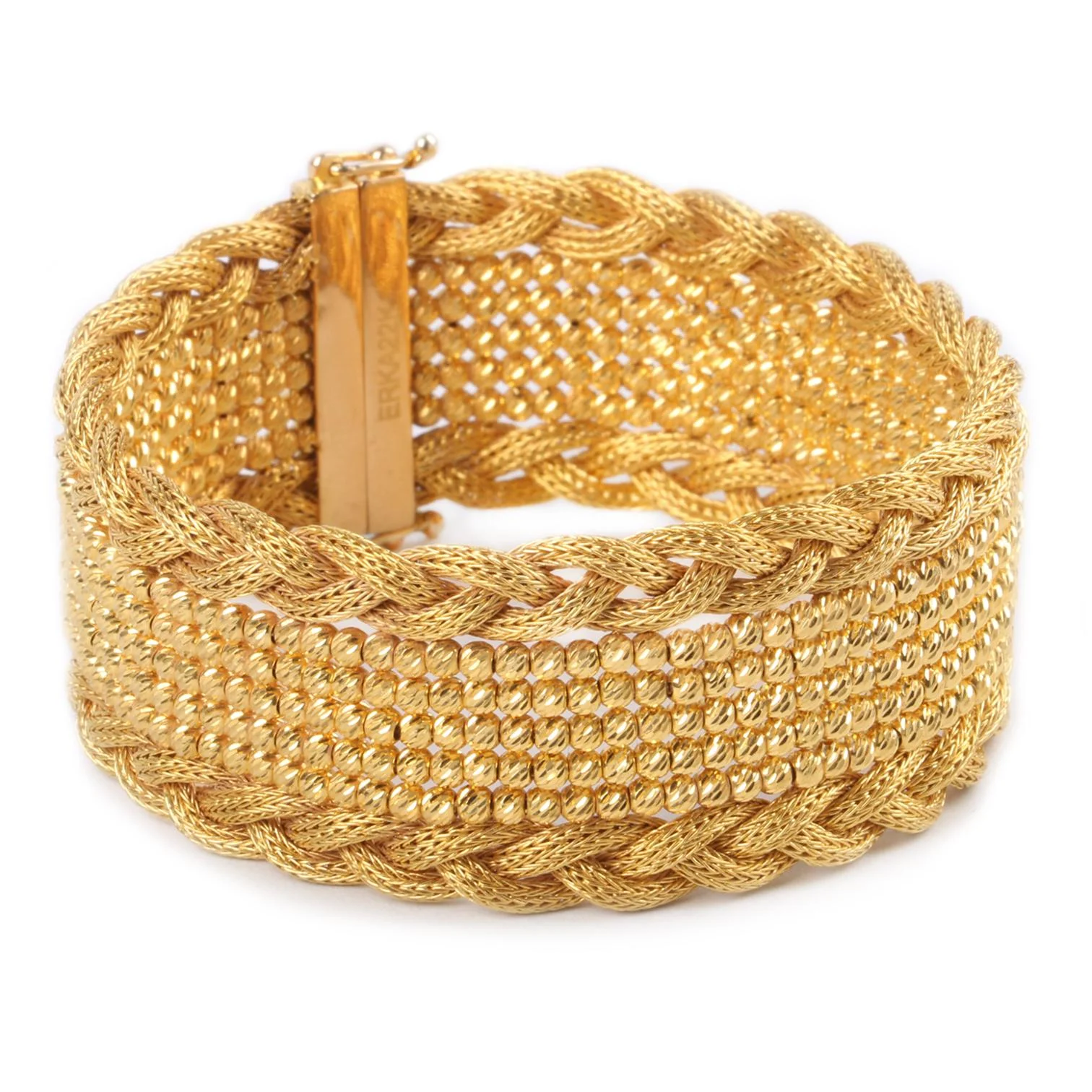 Cebeci 22 Ayar Dorika Hasır Altın Bileklik