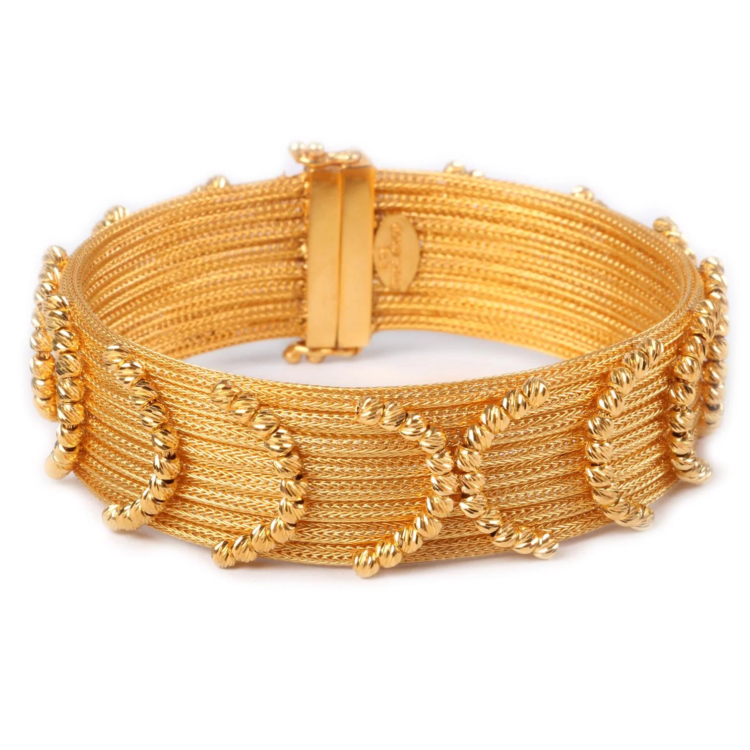 Cebeci 22 Ayar Dorikalı Hasır Altın Bileklik