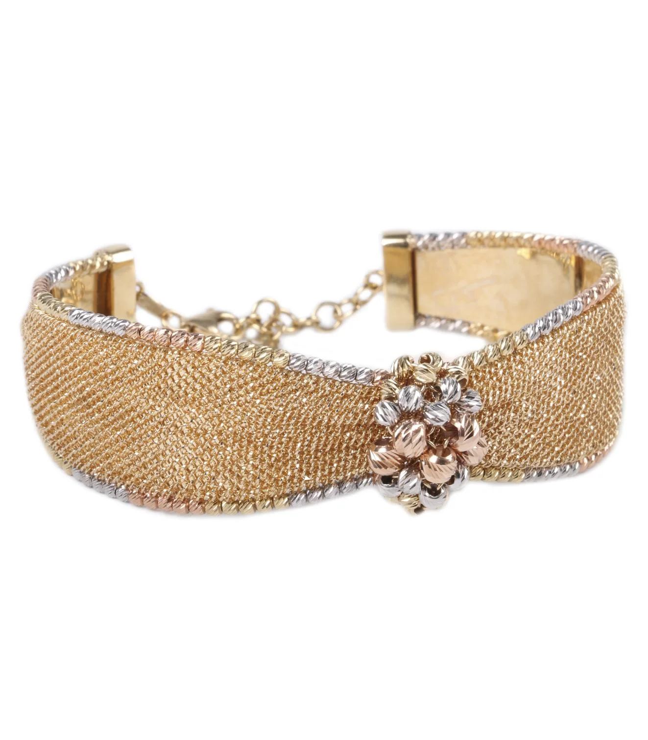 Cebeci 14 Ayar Dorika Kelepçe Altın Bilezik