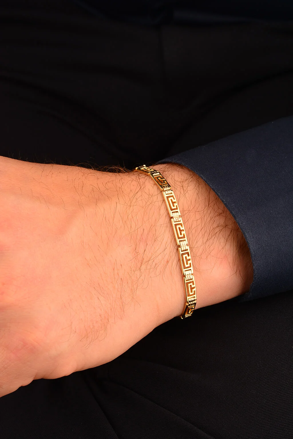 Cebeci 14 Ayar Erkek Altın Bileklik