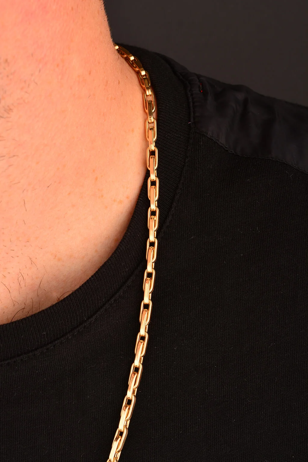 Cebeci 14 Ayar Erkek Altın Ataç Zincir Kolye 75cm