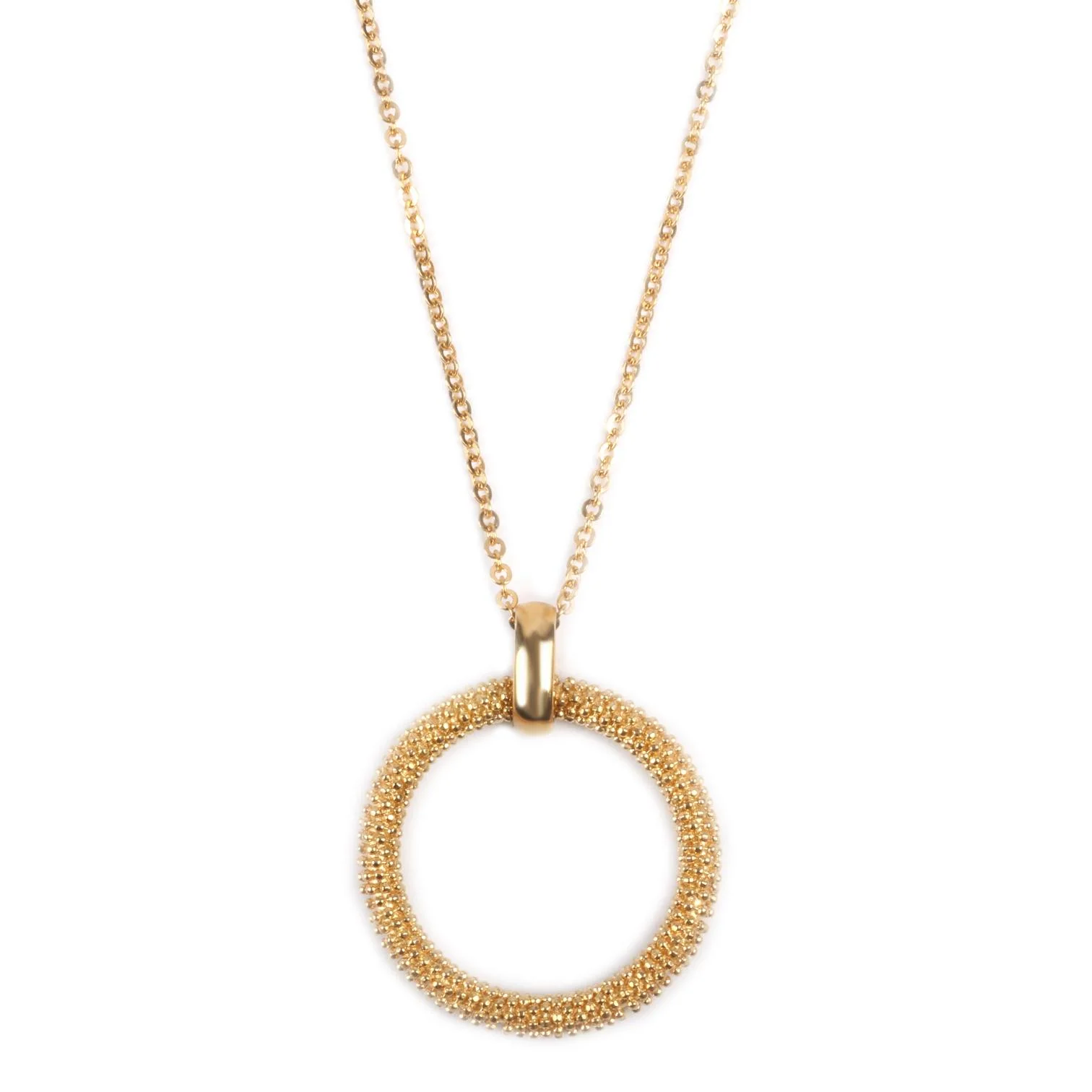 Cebeci 22 Ayar Halka Altın Kolye