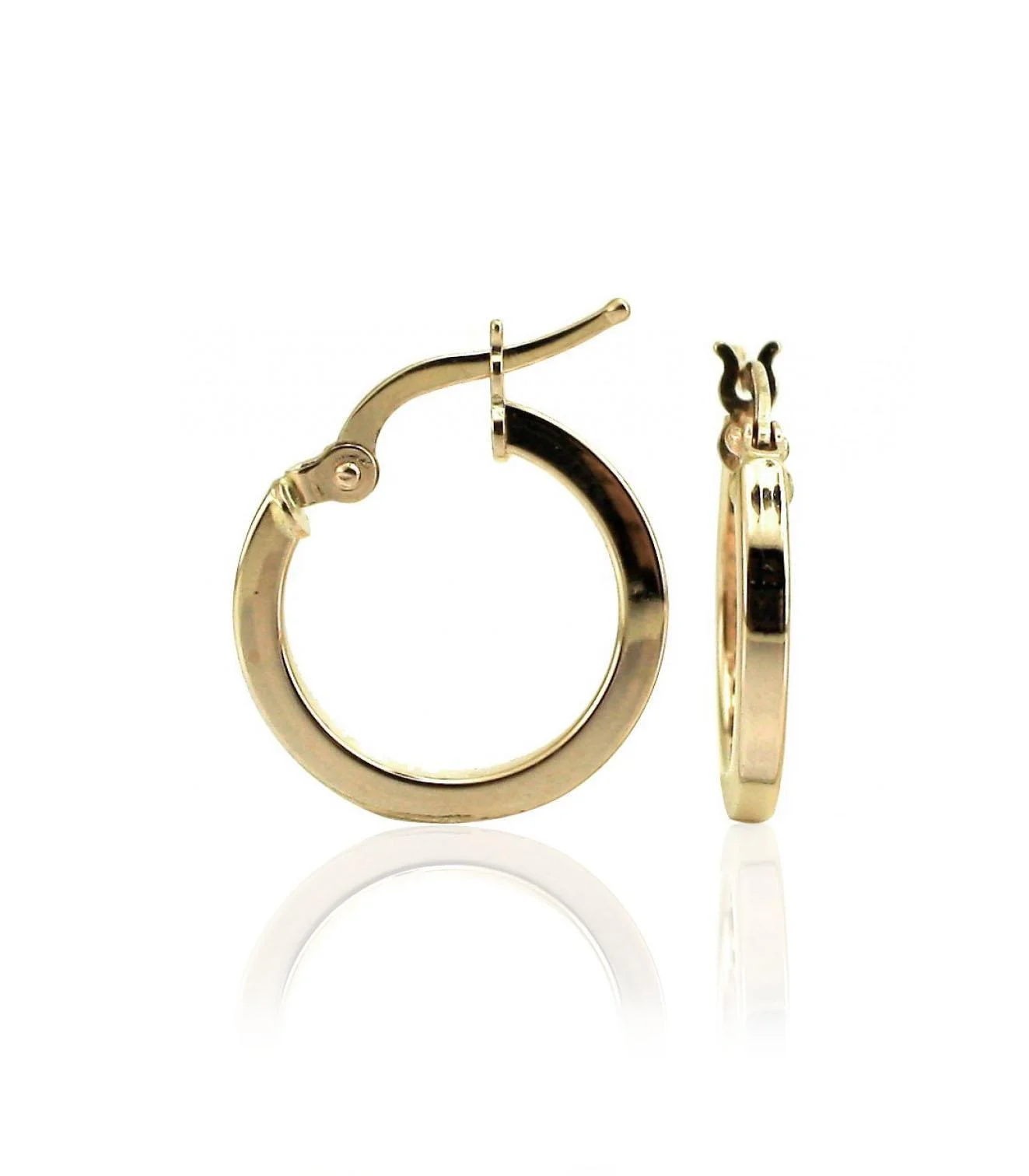 Cebeci 14 Ayar Altın Halka Küpe