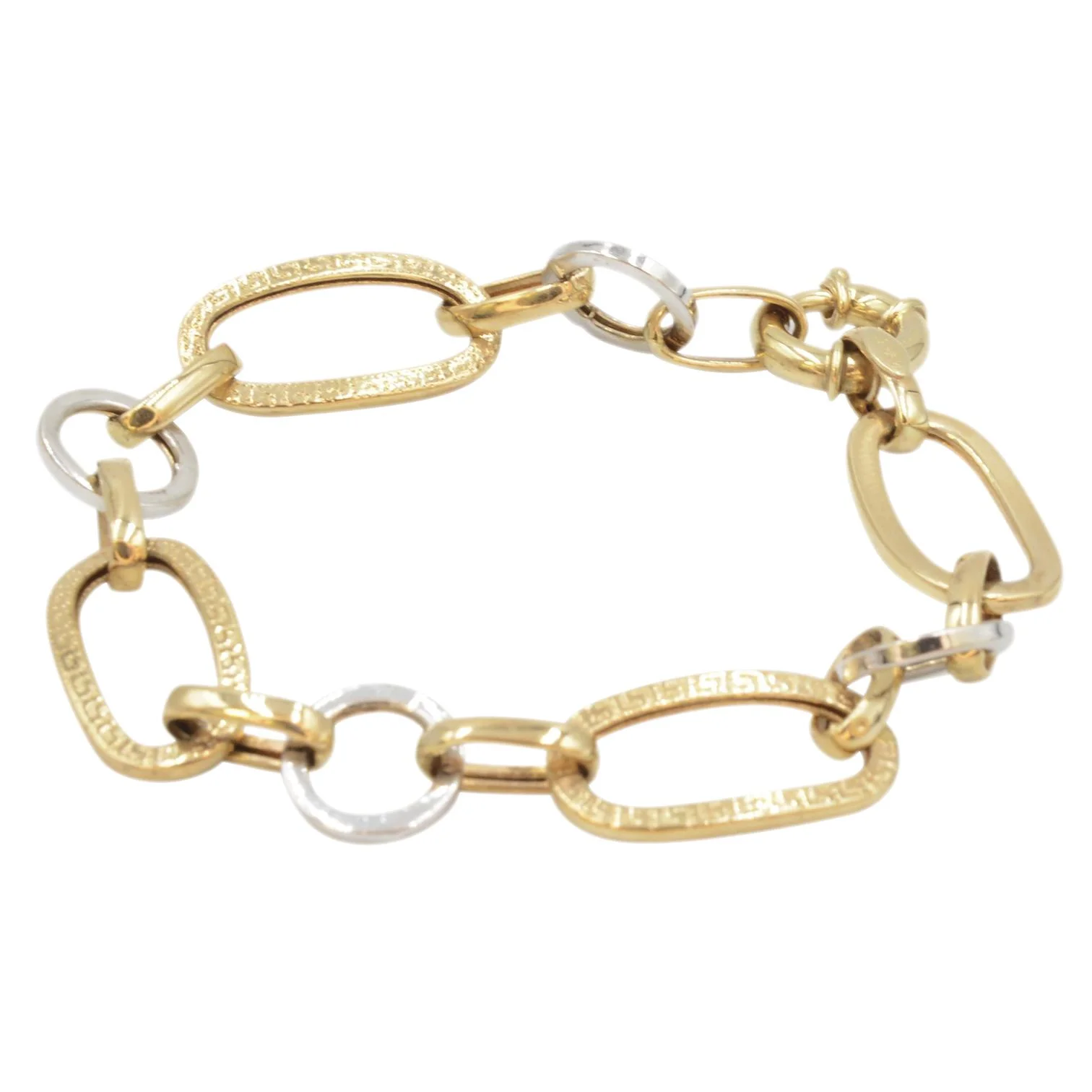 Cebeci 14 Ayar Renkli Altın Halka Bileklik