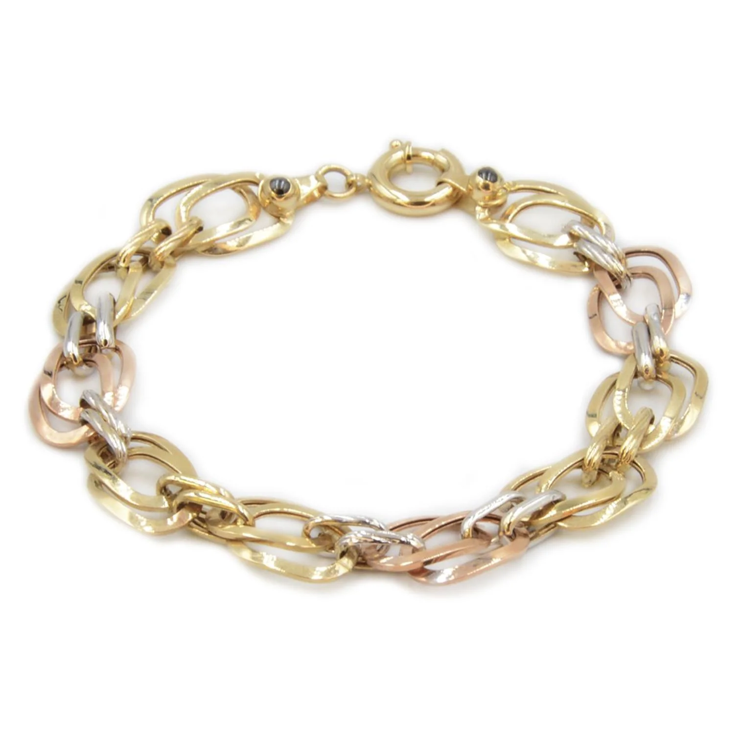 Cebeci 14 Ayar Renkli Altın Bileklik