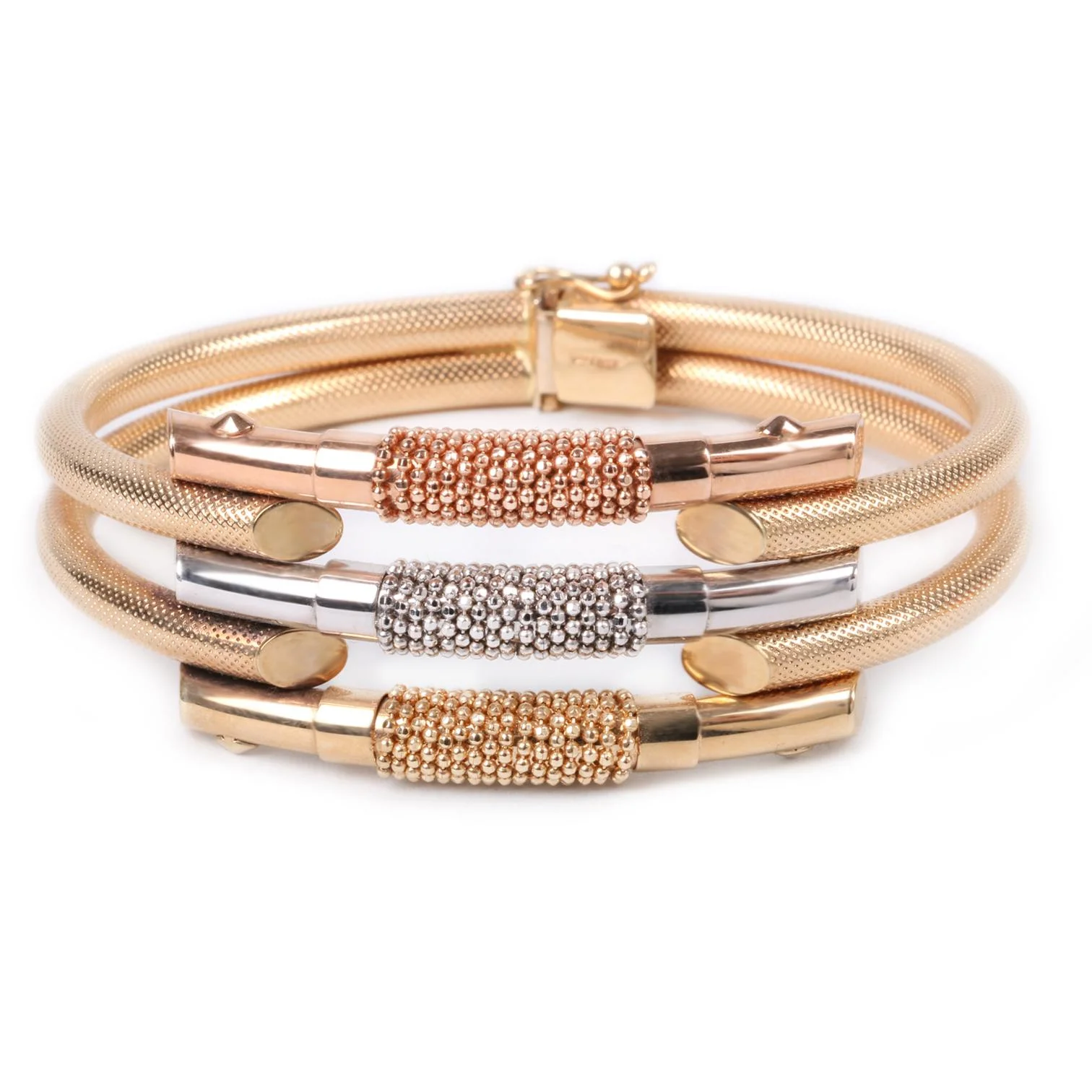 Cebeci Kaburga Kelepçe Altın Bilezik