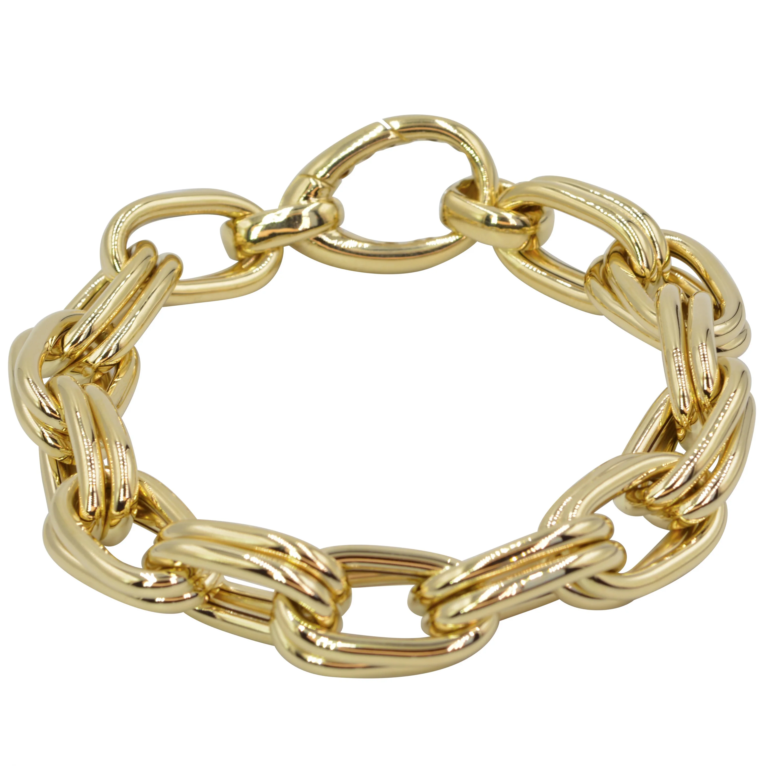 Cebeci 14 Ayar Kalın Zincir Altın Bileklik