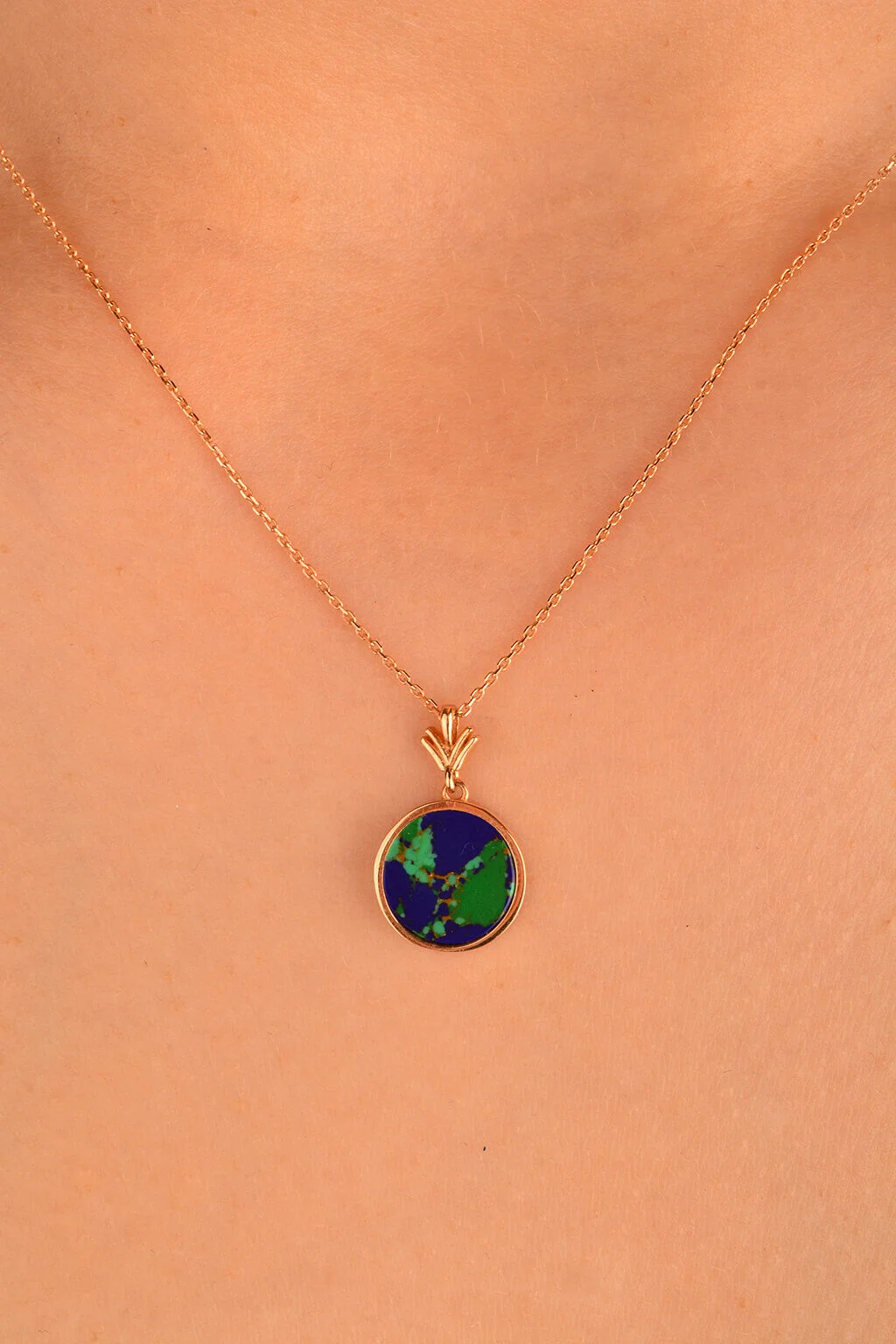 Cebeci 14 Ayar Rose Altın Kolye