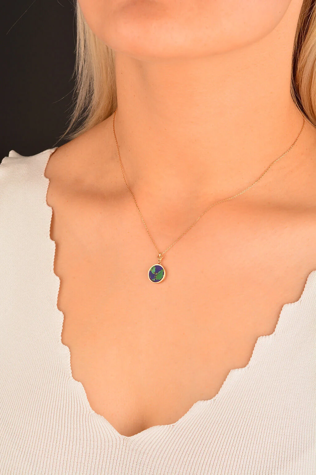 Cebeci 14 Ayar Rose Altın Kolye