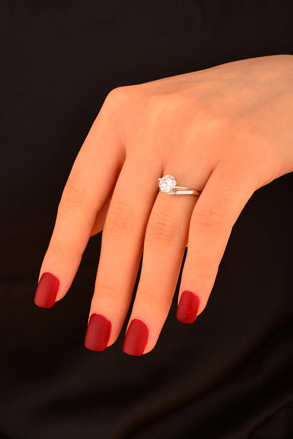 Tek Taş Altın Yüzük