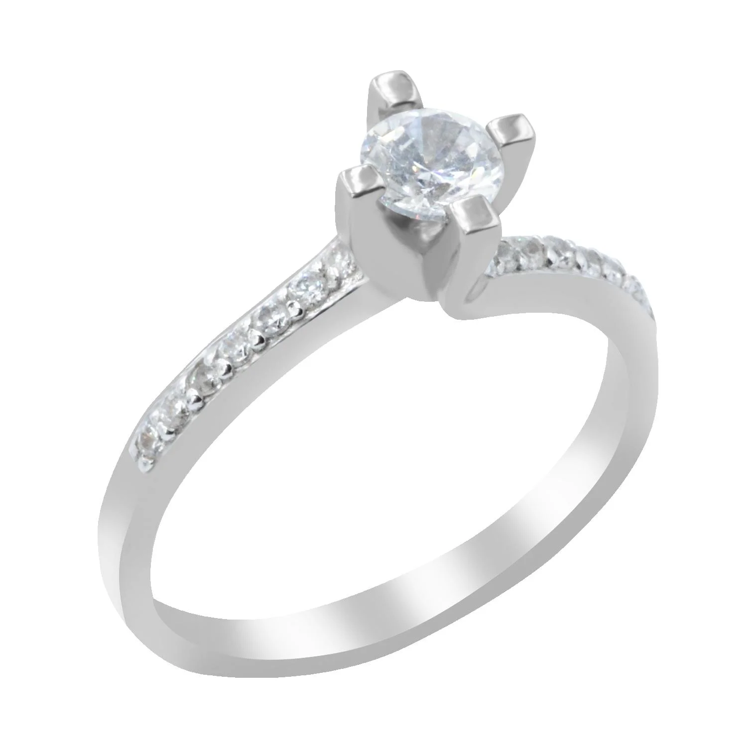 Tek Taş Altın Yüzük