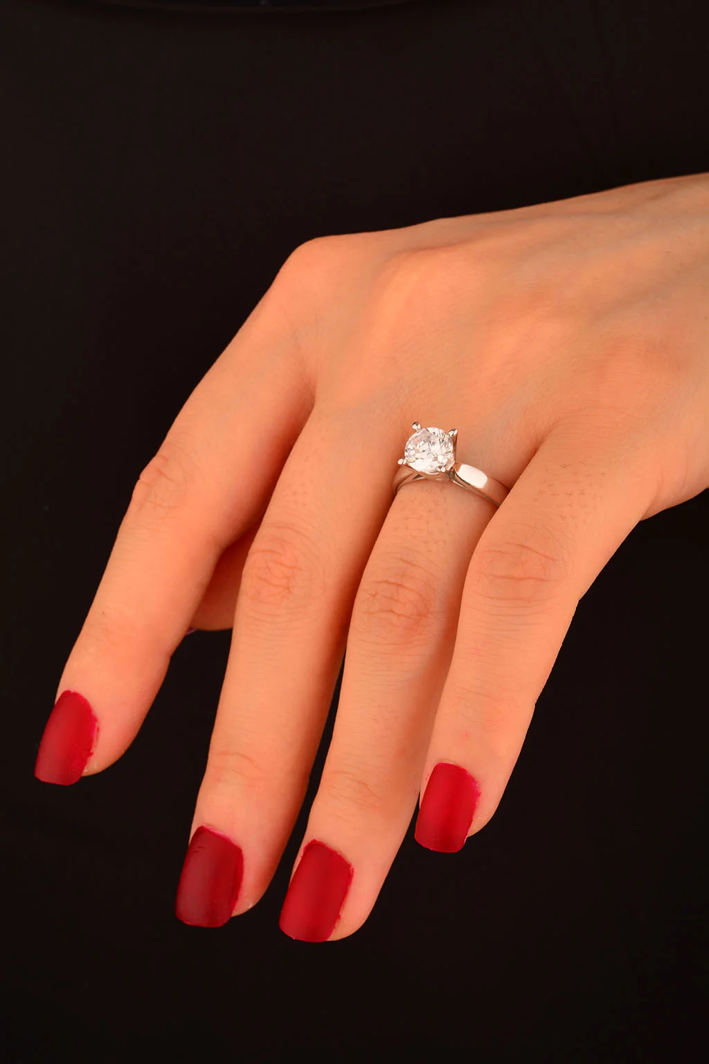 Tek Taş Altın Yüzük