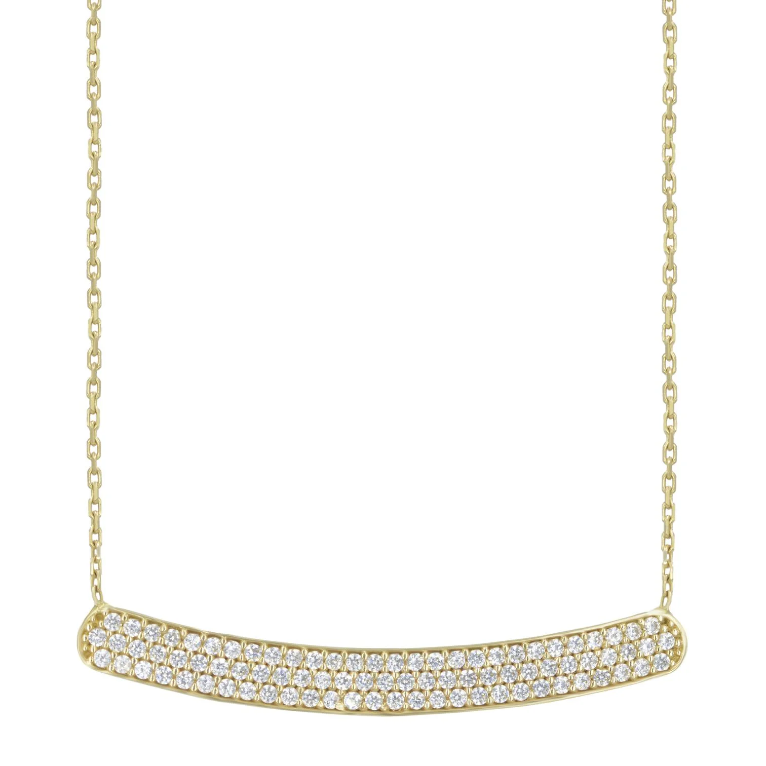 Cebeci 14 Ayar Yatay Altın Kolye