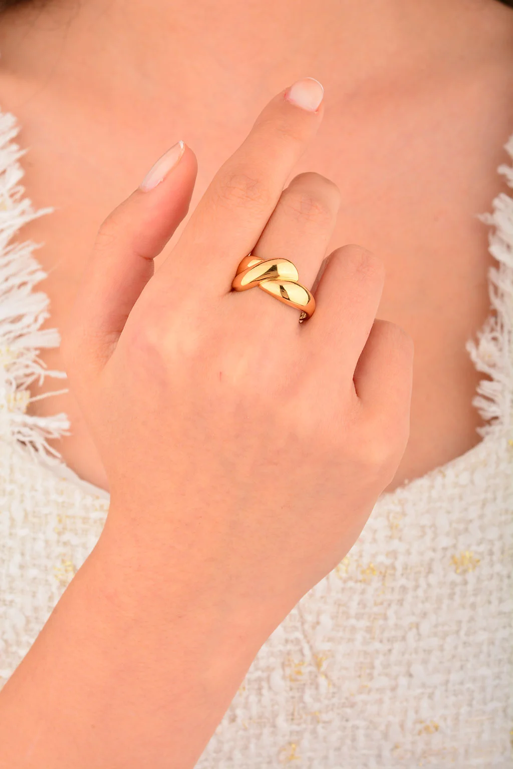 Cebeci 22 Ayar Modern Altın Yüzük