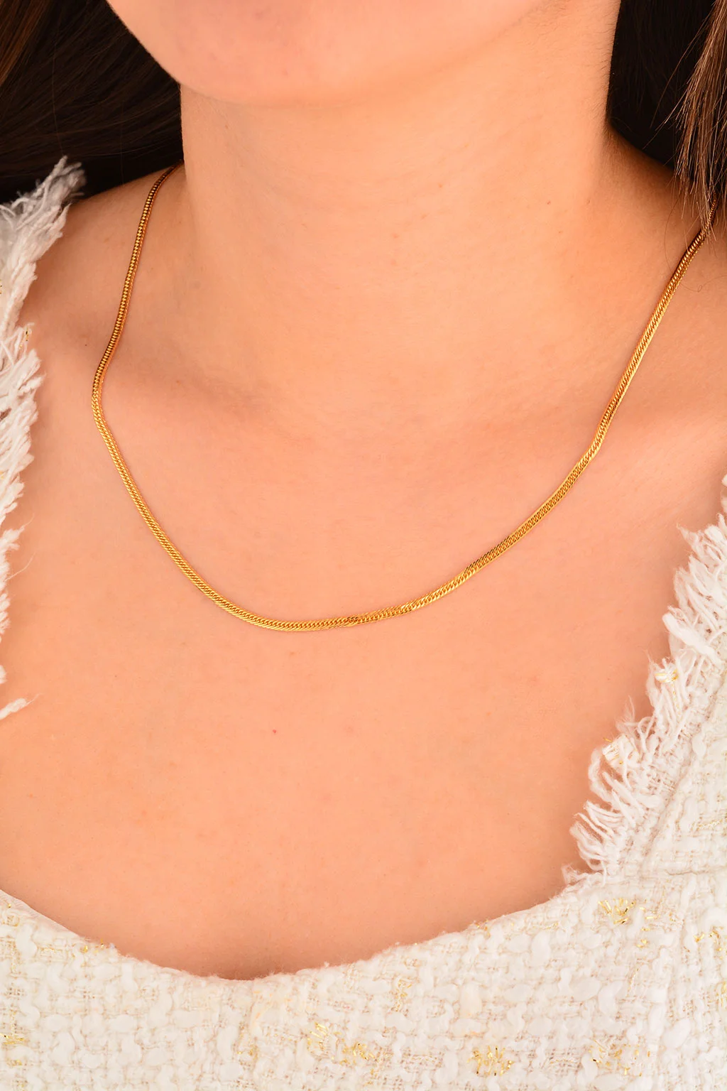 Cebeci 14 Ayar Zincir Modelli Altın Kolye