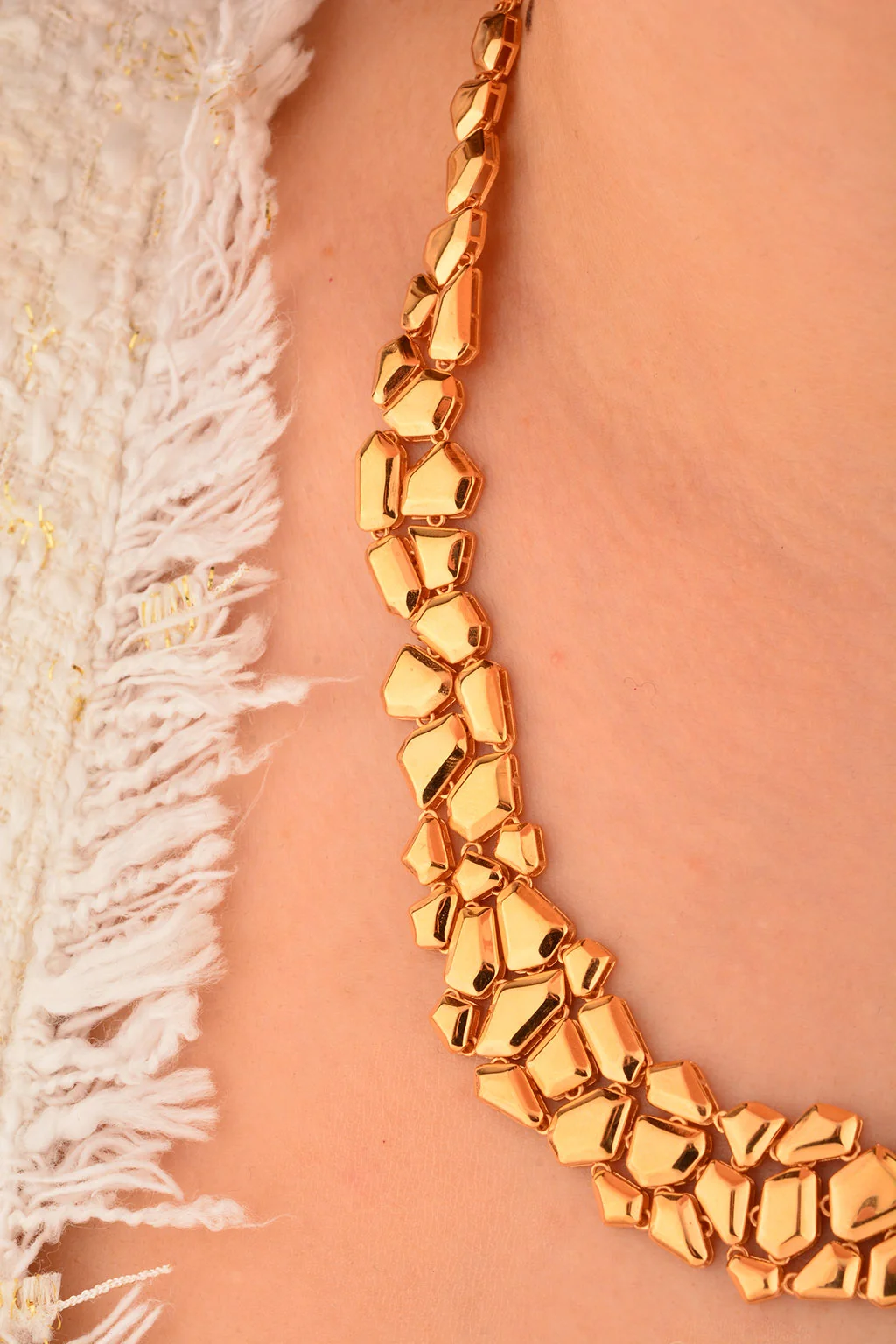 Cebeci 22 Ayar Taş Model Altın Gerdanlık