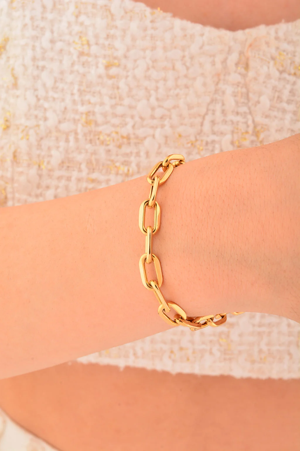 Cebeci 14 Ayar Ataç Zincir Modelli Altın Bileklik