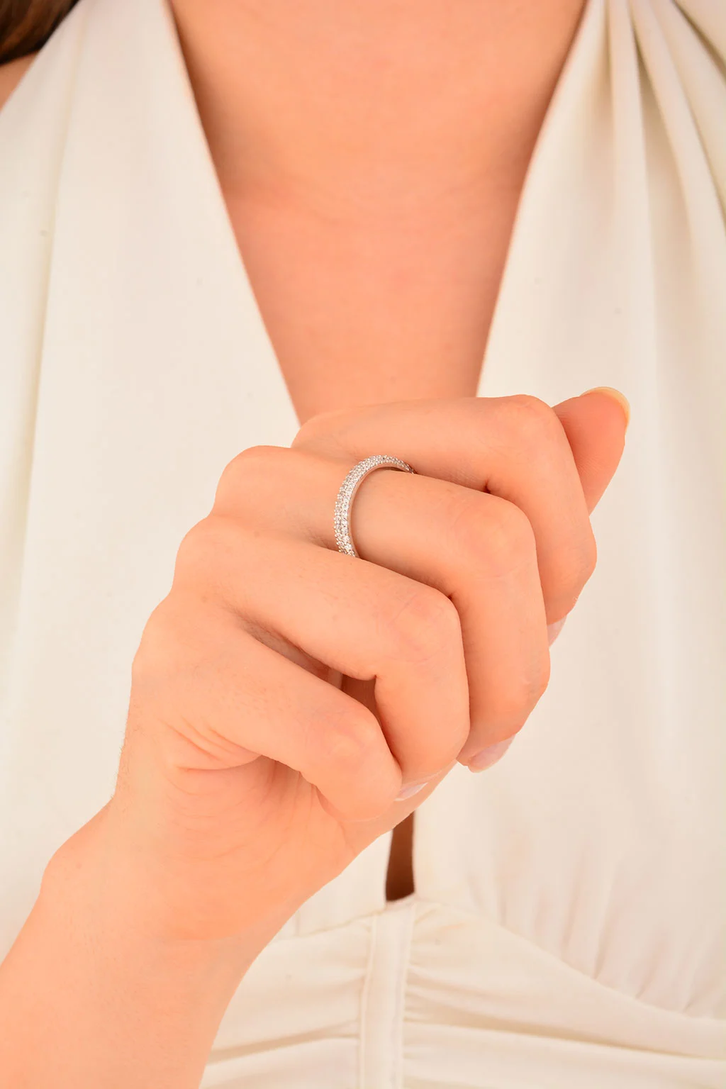 Cebeci 14 Ayar Tamtur Sıralı Altın Yüzük