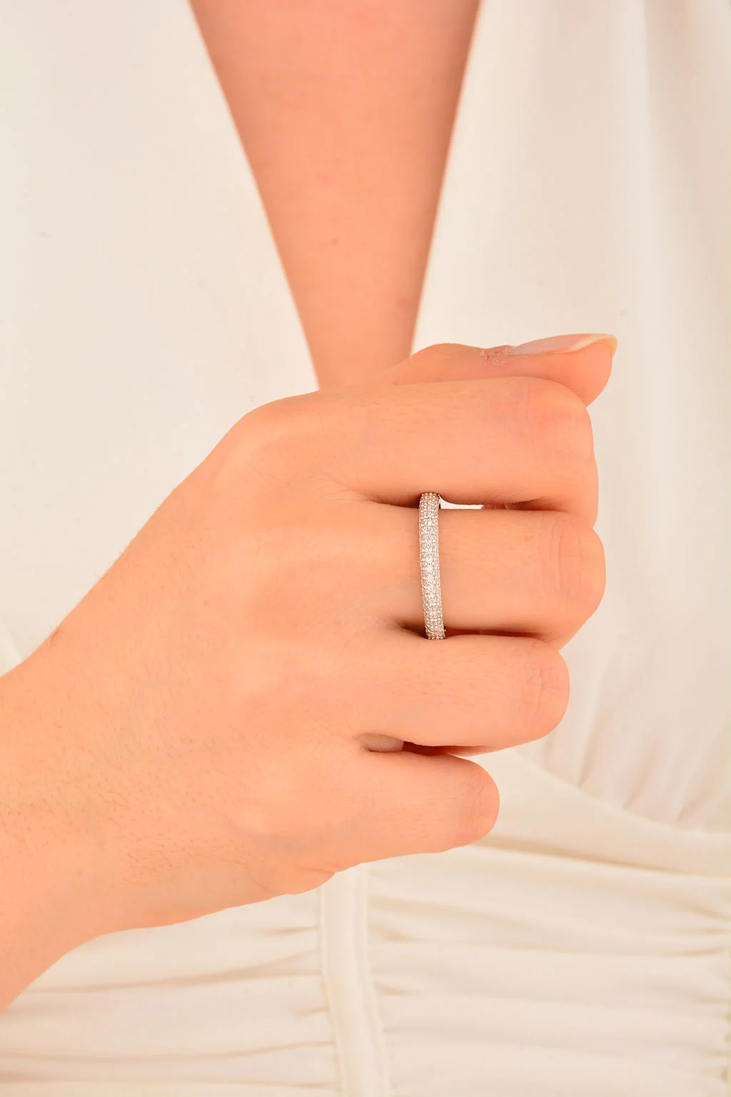 Cebeci 14 Ayar Tamtur Sıralı Altın Yüzük