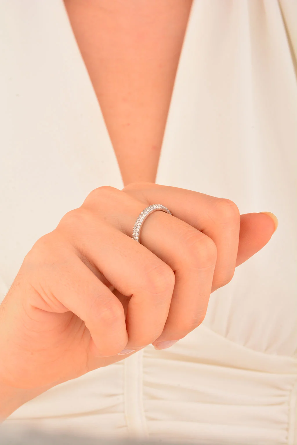 Cebeci 14 Ayar Tamtur Sıralı Altın Yüzük