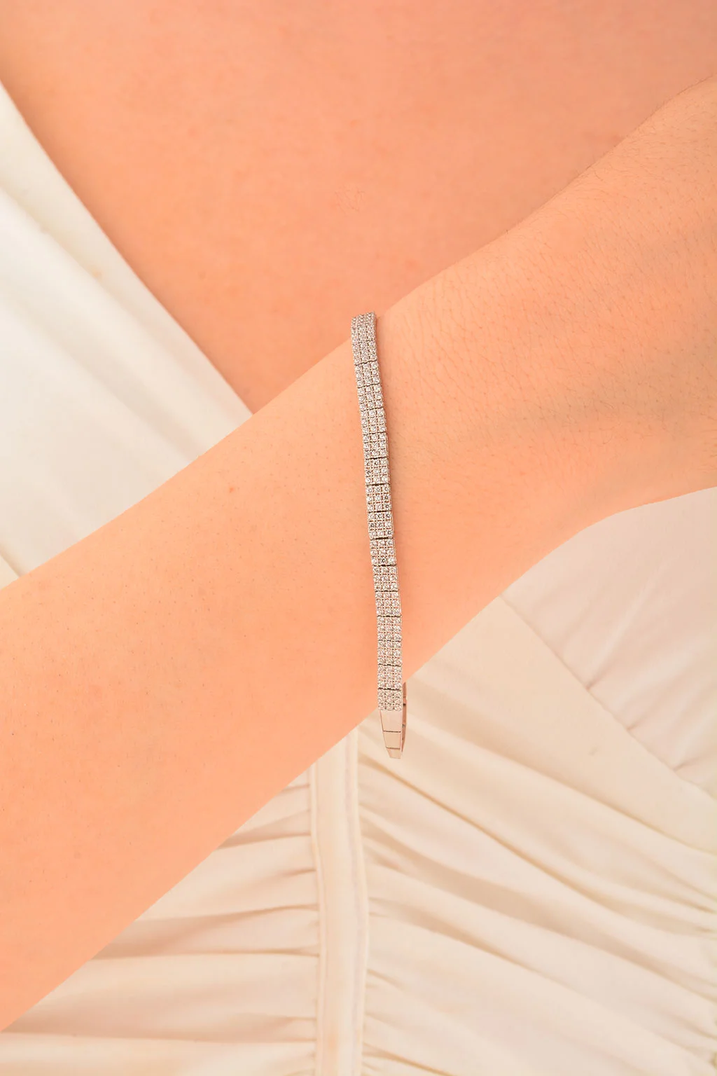 Cebeci 14 Ayar Üçsıralı Suyolu Altın Bileklik