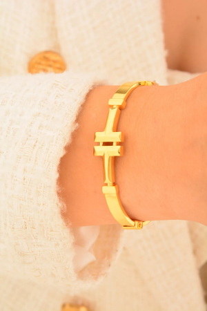 Cebeci 22 Ayar Kelepçe Altın Bilezik