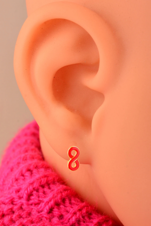 Cebeci 14 Ayar Sonsuzluk Altın Küpe