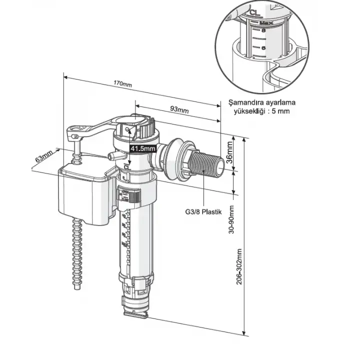 2WAYFİLL SERAMİK REZERVUAR DOLDURMA GRUBU