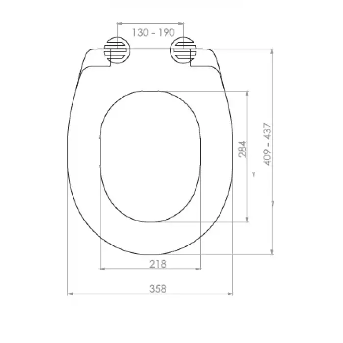 NKP - ABS AKDENİZ KLOZET KAPAĞI (ÖZEL MENTEŞE GRUBU - ALTTAN SIKMALI)