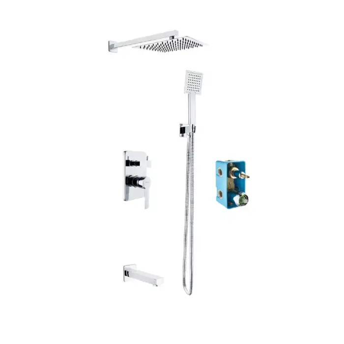 ANKASTRE BANYO TAKIMI KARE ( 3 YÖNLÜ )