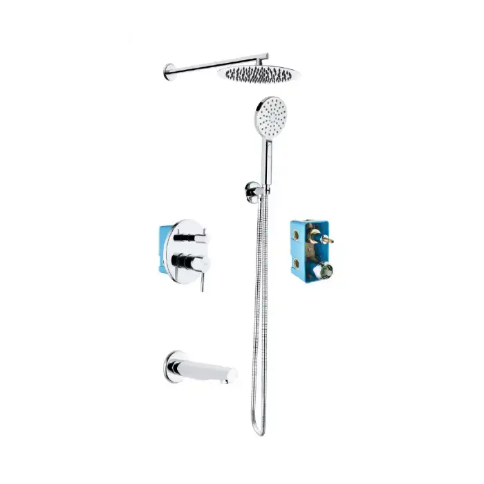 ANKASTRE BANYO TAKIMI YUVARLAK ( 3 YÖNLÜ )