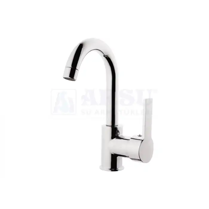 ARSU - GOLD MİX KUĞU LAVABO BATARYASI ( Q40 LIK - DELTA KOL )