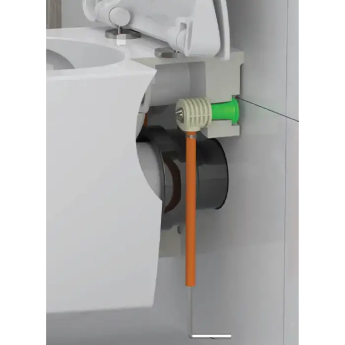 ASMA KLOZET GİZLİ MONTAJ SETİ T1 - ALTTAN MONTAJ + SABİTLEME BORULU