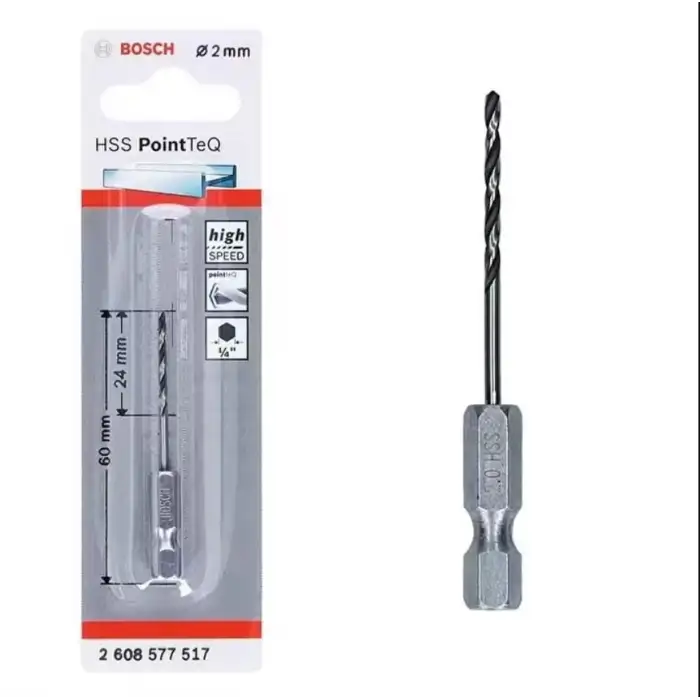 Bosch Pointteq Altıgen Şaftlı Hss Matkap Ucu 2 mm