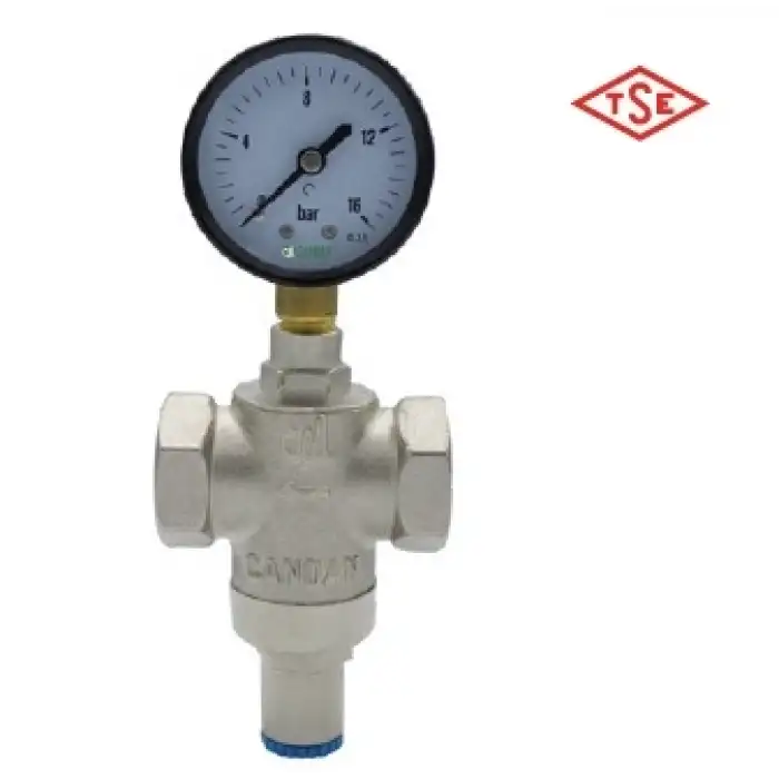 CANDAN - 3/4 BASINÇ DÜŞÜRÜCÜ ( MANOMETRELİ - REKORSUZ )