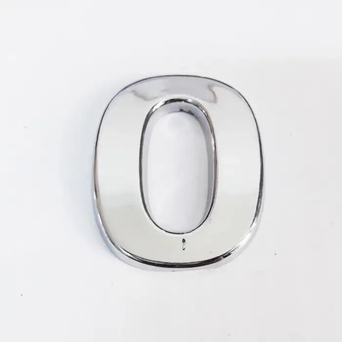 Cemax O Harfi  3,75 cm Krom Yapışkanlı