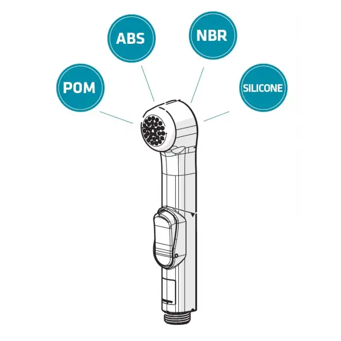 CONSOLATUS PASLANMAZ ÇELİK HORTUMLU TAHARETMATİK (KROM)