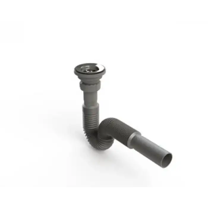 DONAU - LÜX GRİ KÖRÜKLÜ LAVABO / EVYE SİFONU (Ø32)