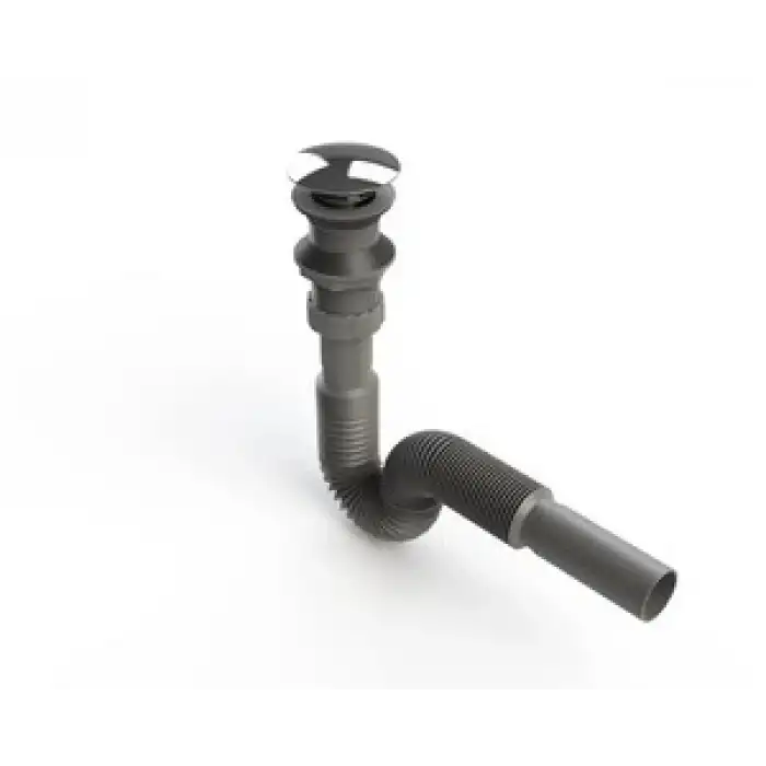 DONAU - STOPLU (PUP-UP) KÖRÜKLÜ SİFON (GRİ-Q32)