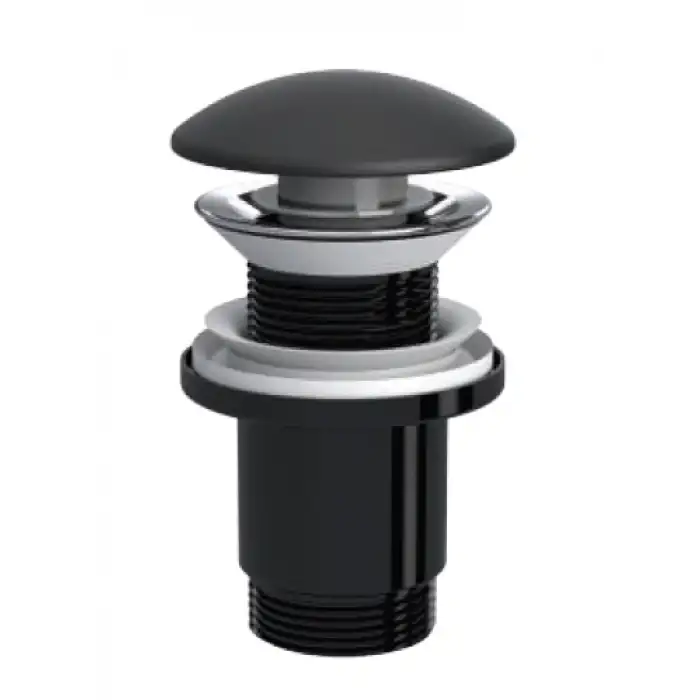 ELIXIR POP UP - SERAMİK BAŞLI MAT SİYAH  (TAŞMA DELİKSİZ - ABS GÖVDE)