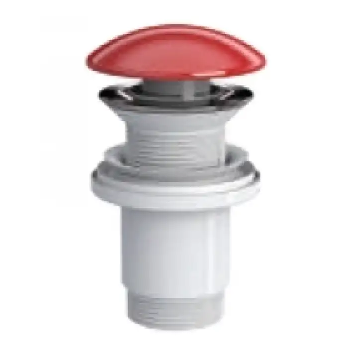 ELIXIR POP UP - SERAMİK BAŞLI PARLAK KIRMIZI (TAŞMA DELİKSİZ - ABS GÖVDE)