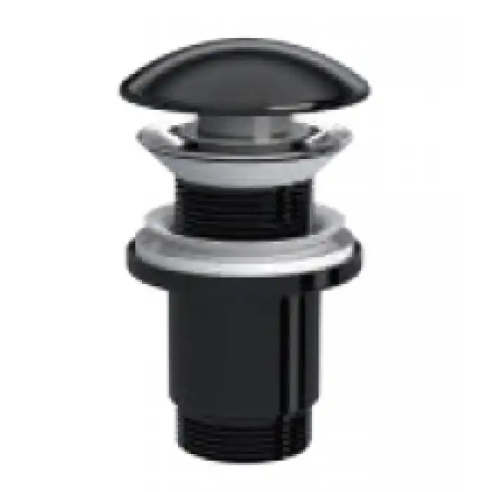 ELIXIR POP UP - SERAMİK BAŞLI PARLAK SİYAH (TAŞMA DELİKSİZ - ABS GÖVDE)