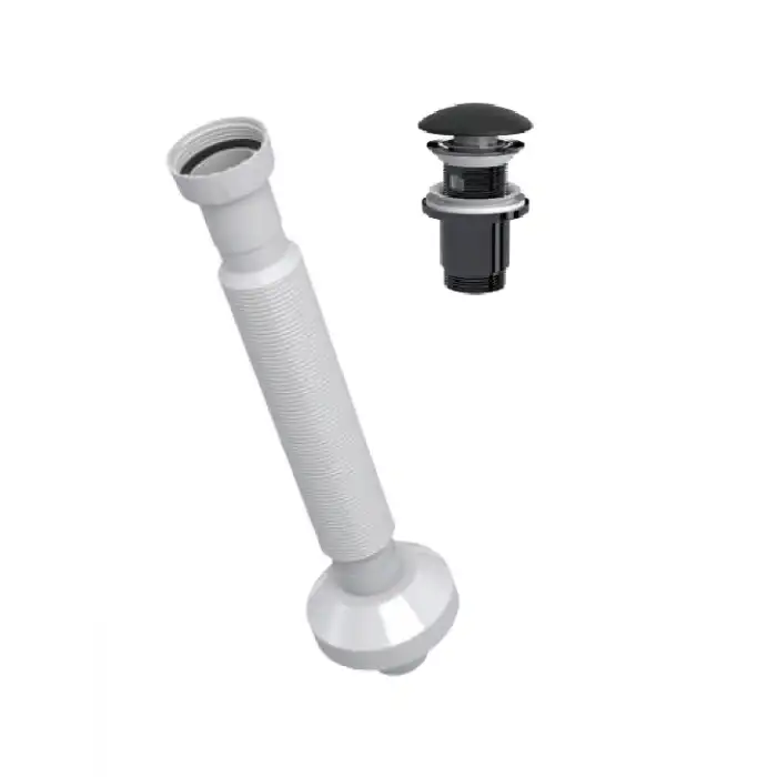 ELİXİR PUP - UP KÖRÜKLÜ SET (MAT SİYAH- SERAMİK BAŞLIK - TAŞMA DELİKLİ)