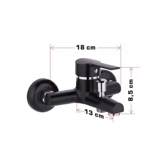 Elya Defne Siyah Banyo Bataryası