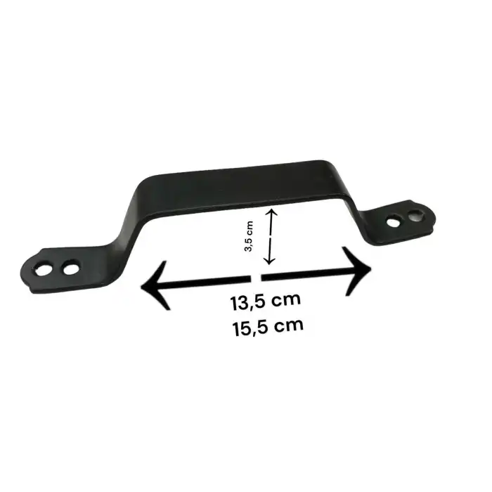 Ennalbur Demir Doğrama Kulp Siyah Kaplama