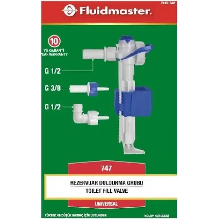 FLUİDMASTER GÖMME REZERVUAR DOLDURMA GRUBU ŞAMANDRA 747u-042