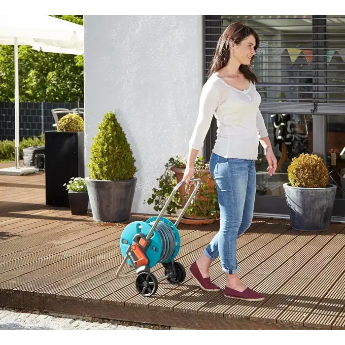 Gardena 18502-20 Hortum Arabası CleverRoll S Set