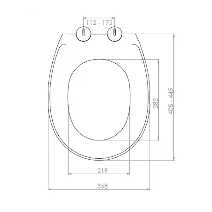 NKP - GENESİS KLOZET KAPAĞI (YAVAŞ KAPANAN - METAL MENTEŞE TAKIMI - ÜSTTEN SIKMALI)