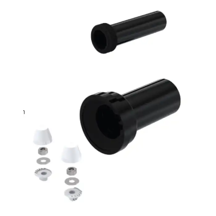 GÖMME REZERVUAR KADA SETİ + M12 KONİK BURÇ VE TAPA ( Q90X220 + Q45X180 mm )